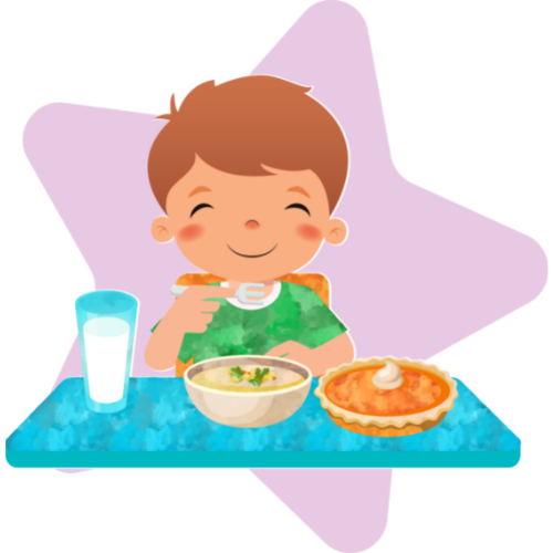 Pomaganie dziecku w wieku od 1 do 3 lat w prawidłowym odżywianiu